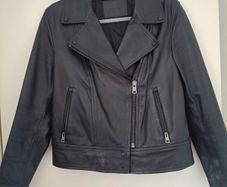 Massimo Dutti Leather Jacket (Size M)