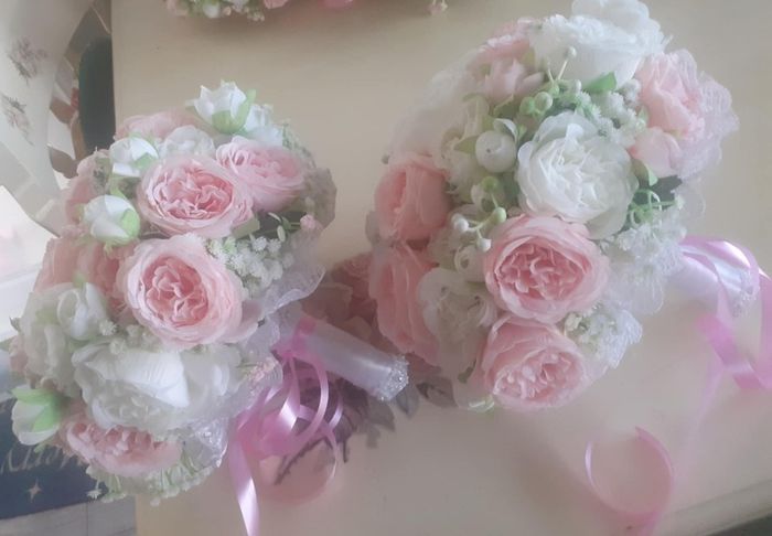Artificial wedding bouquets