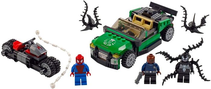 Lego Marvel Superheroes 76004: Spider-man Spider Cycle Chase (2013) 100% Complete (NO BOX)