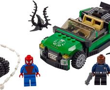 Lego Marvel Superheroes 76004: Spider-man Spider Cycle Chase (2013) 100% Complete (NO BOX)