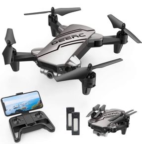Mini Drone for Kids with 720P HD FPV Camera, Foldable RC Quarcopter for Boys Girls with Altitude Hold, Headless Mode, One Key Start, Tap Fly, Speed Adjustment, 3D Flips, 2 Modular Batteries (FREE POSTAGE)