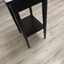 hemnes ikea side table black/brown Image 4