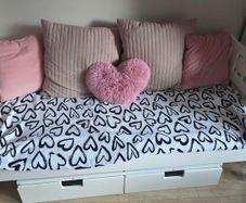 Kritter Ikea Bed for kids 70x160 with Stuva under cot/bed drawers