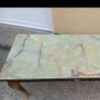 2 Vintage Marble Affect Coffee Tables Image 9