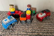 Mega Bloks blocks train and figures set for blocks