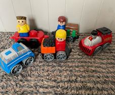 Mega Bloks blocks train and figures set for blocks