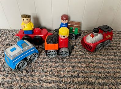 Mega Bloks blocks train and figures set for blocks
