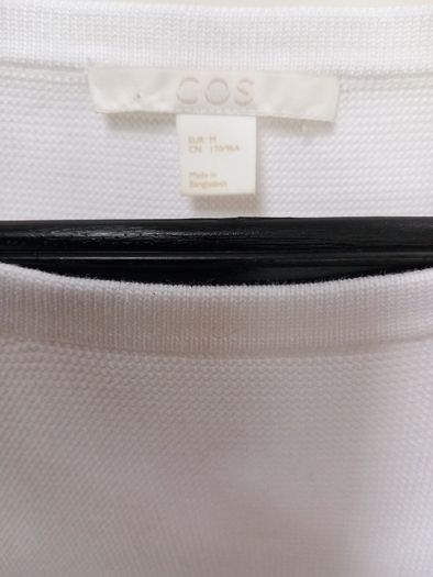 Cos White 100% Cotton Top M