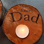Candle holder, Rustic Wooden Log Tree Trunk Candle Tealight Holder, Image 4