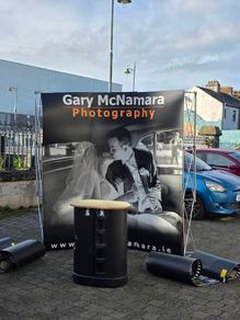 10ft Nomadic Trade Show Stand Premium Display with Printed Vinyl Panels
