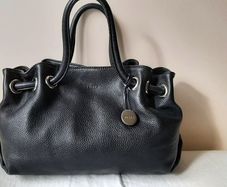 Genuine FURLA black leather bag