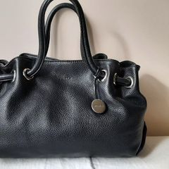 Genuine FURLA black leather bag