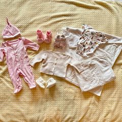 Bundle of baby clothes age 0-3 months