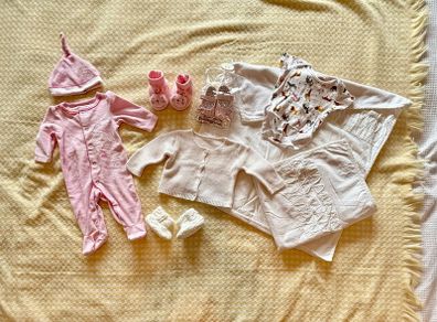 Bundle of baby clothes age 0-3 months