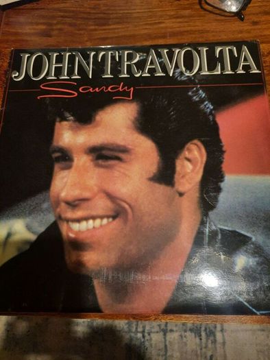 JOHN TRAVOLTA: Sandy LP-1978 UK Pressing-with original poster