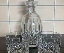 Waterford Lismore Whiskey Decanter And Tumblers