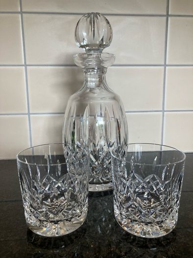 Waterford Crystal Lismore Decanter And Tumblers