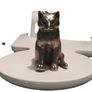 Cat snuff box - White Metal Image 6