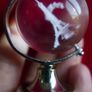 3d Laser Engraved Crystal Sphere with a Sandblasted Image 7