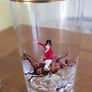 Set of two lemonade glasses with hunting scene Image 2
