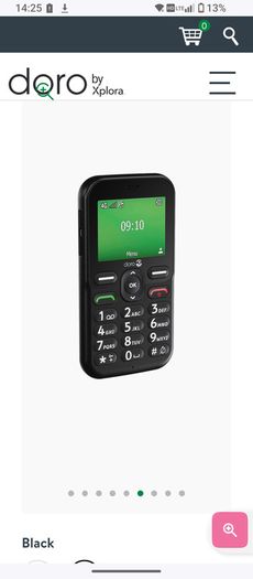 Easy mobile phone for seniors Doro hrand