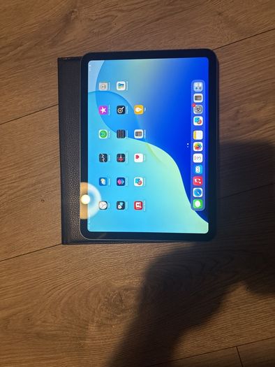 apple i pad 11 generation was used for child has child's name engraved but can be covered with sticker used hand full of times