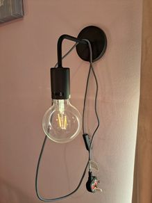 Pair of wall mounted lamps
