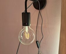 Pair of wall mounted lamps
