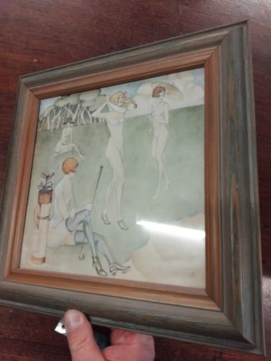 Framed Golf Print