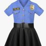 Girls police costume Image 3
