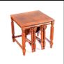 Mahogany Nest Of Three Tables Image 4