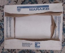 Box of White Marazzi Ceramic Tiles (unopened) - For Sale