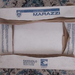 Box of White Marazzi Ceramic Tiles (unopened) - For Sale