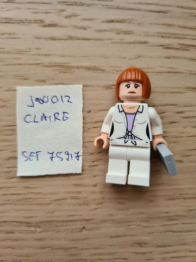 lego jw012 claire, set 75917 jurassic world