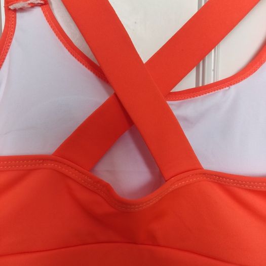 Bright orange Padded Sports Bra, size M
