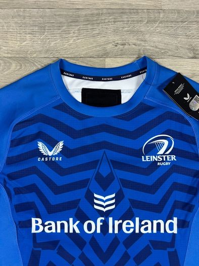 New Castore Leinster Rugby Player Issue Jersey Shirt Mens Large Tight Fit