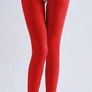 Sexy  red crotchless pantyhose for crossdressers and girls Image 2