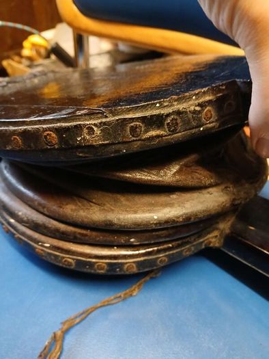 Antique fire bellows