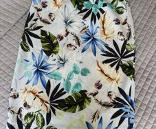 Atelier Gardeur Tropical Floral Pencil Skirt - Size UK 12 / EU 38