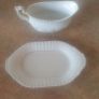 China Sandard' Collectable Vintage China Pieces ... Biscuit Plate, Gravy Boat, 3 Cake Plates and a Milk Jug Image 8