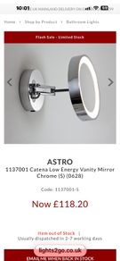 bathroom light