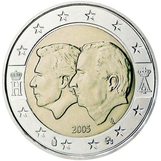 Belgium 2 Euro Commemorative Coin 2005 - Economic Union.