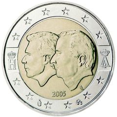 Belgium 2 Euro Commemorative Coin 2005 - Economic Union.