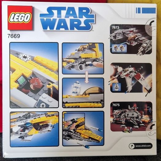 LEGO Star Wars Anakin's Jefi Starfighter (7669) free shipping