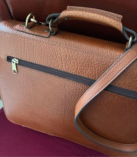 Quality Leather Briefcase/ Laptop Bag