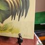 Pair of Vintage French Rooster Wood Panel Paintings - Signed Et. Latour Image 7