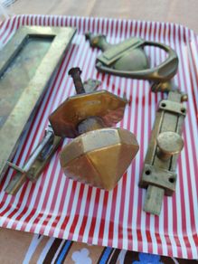 Brass Door Knob, Letter box etc