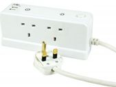 4-way 13A switched extension with USB Ports - 2.0m
