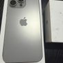 iphone 15 pro max natural titanium 256gb  mint condition and genuine apple airpods Image 2