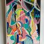 XL Large Original Abstract Painting Large Bright Abstract Painting Framed Original Art Irish Art Image 10